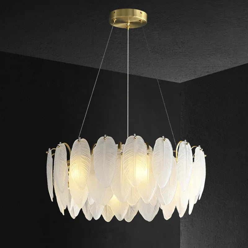 Feather High End Modern Chandelier