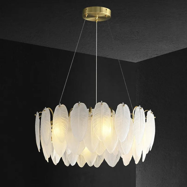 Feather High End Modern Chandelier