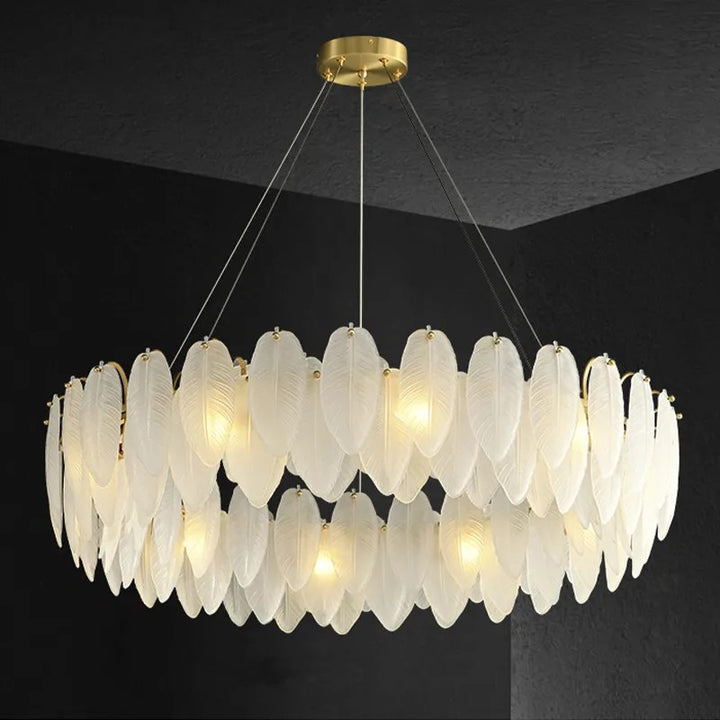 Feather High End Modern Chandelier
