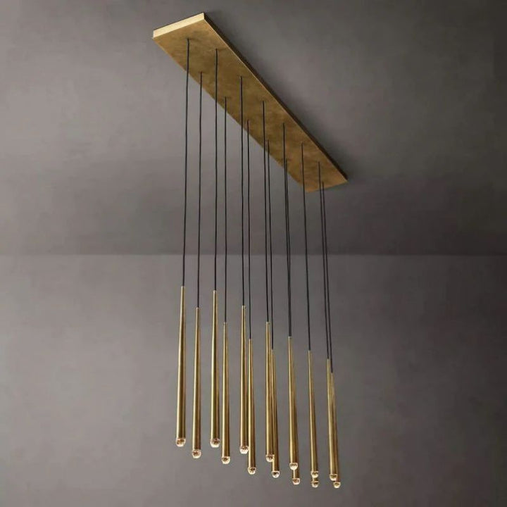 Felicia Tubular Linear Chandelier 72"W