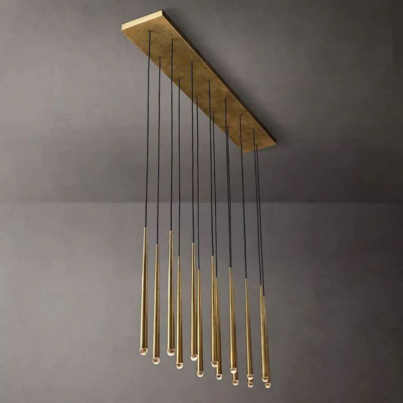Felicia Tubular Linear Chandelier 72"W