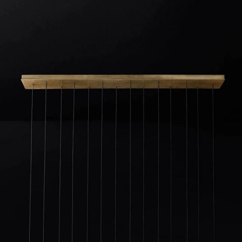 Felicia Tubular Linear Chandelier 72"W