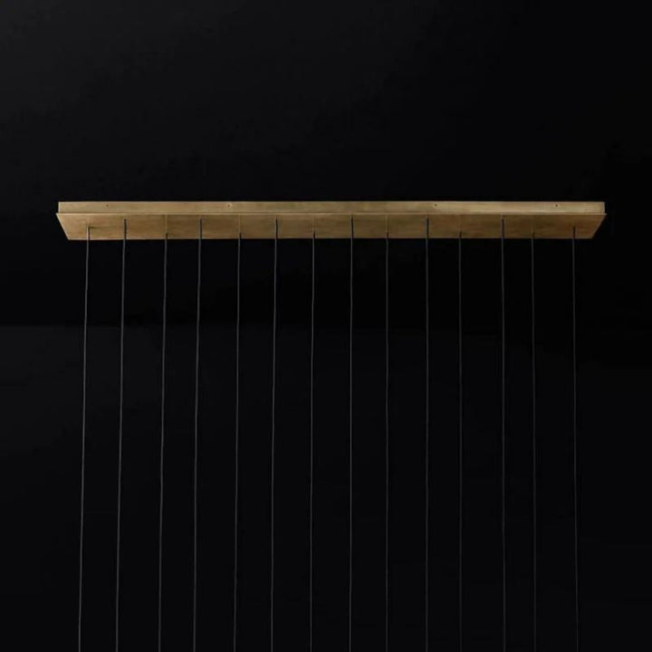 Felicia Tubular Linear Chandelier 72"W
