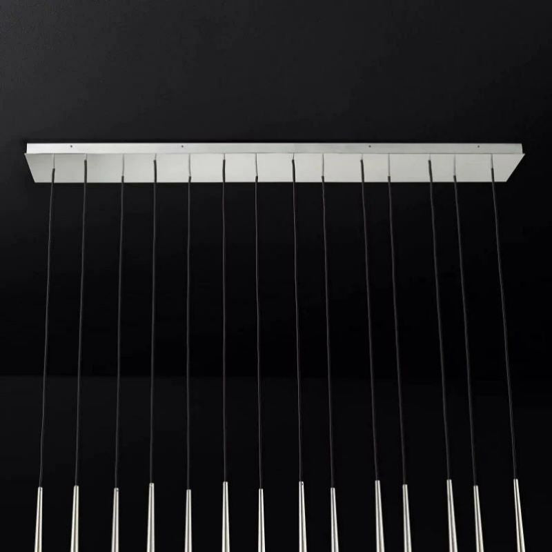 Felicia Tubular Linear Chandelier 72"W