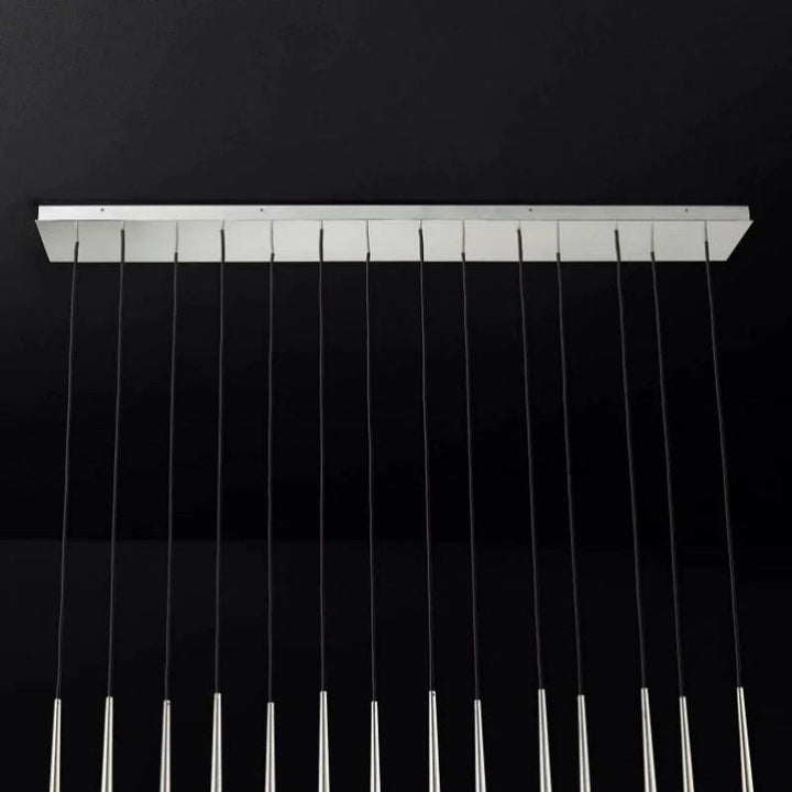 Felicia Tubular Linear Chandelier 72"W