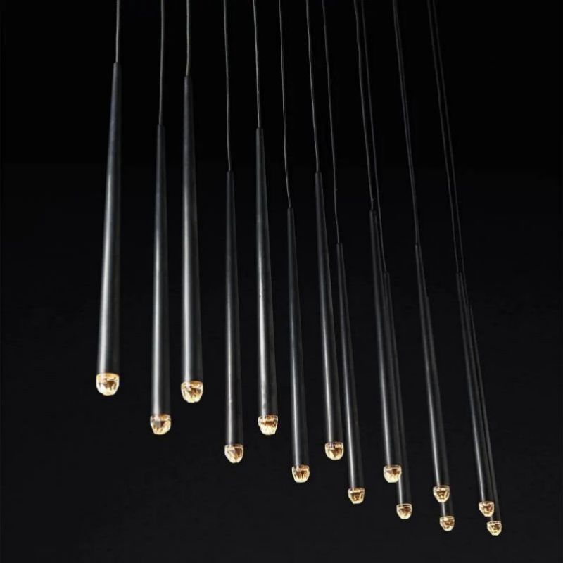 Felicia Tubular Linear Chandelier 72"W
