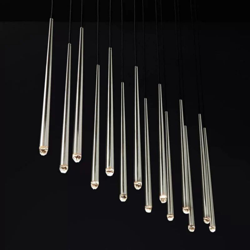 Felicia Tubular Linear Chandelier 72"W