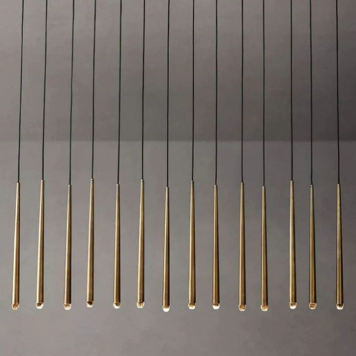 Felicia Tubular Linear Chandelier 72"W