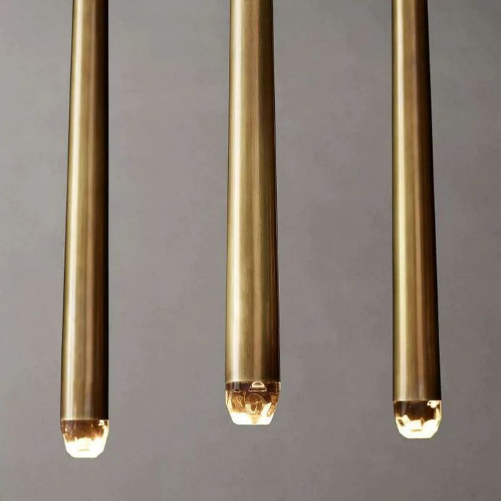 Felicia Tubular Linear Chandelier 72"W