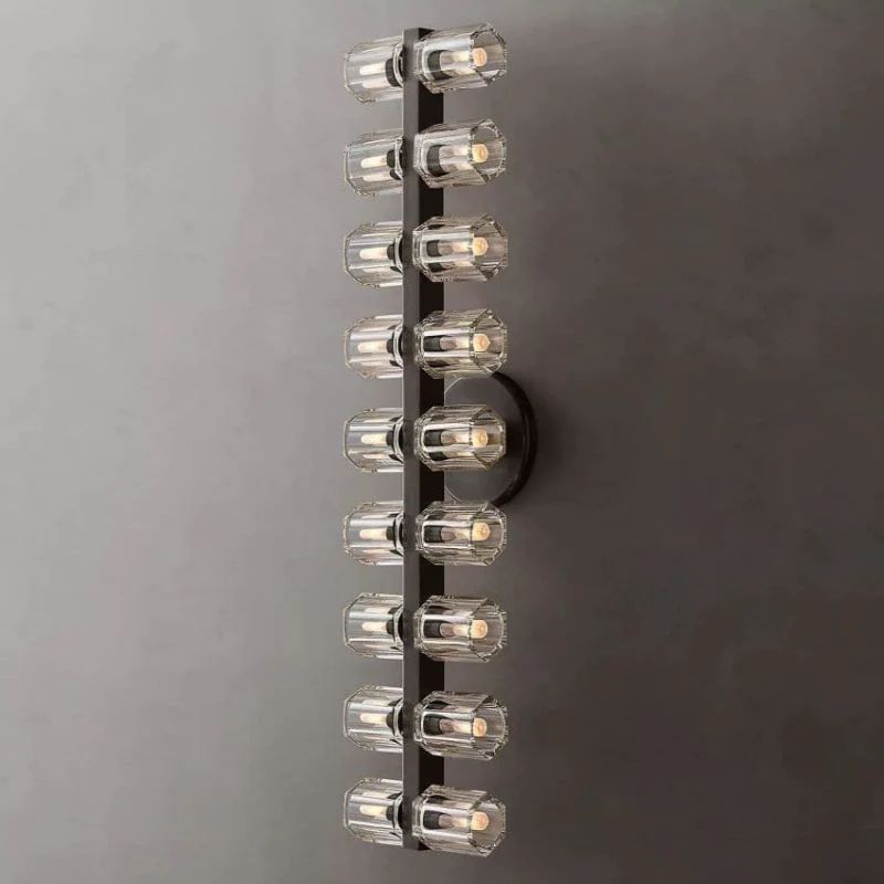 Felix Crystal 18 Lights Wall Sconce