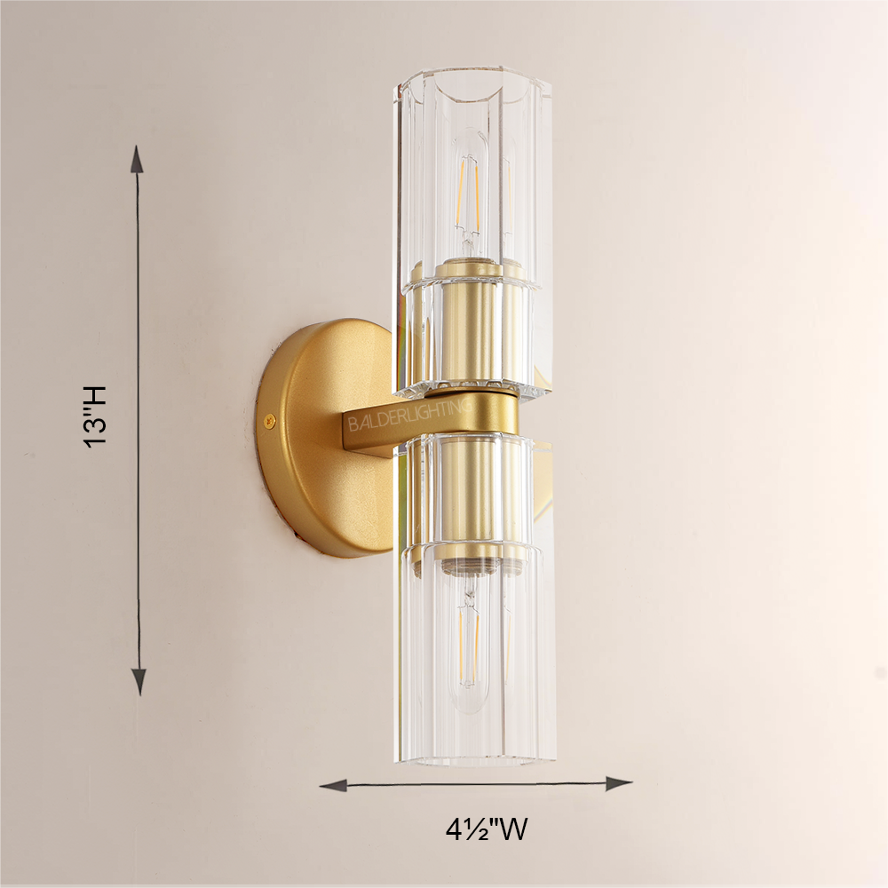 Felix Crystal Double Wall Sconce