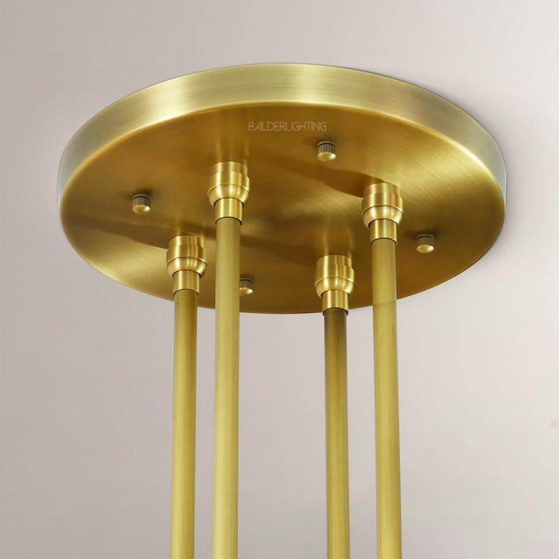 Felix Crystal Shades 2-tier Round Chandelier 60"D