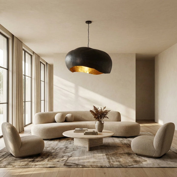 Fillnn Hammered Metal Dome Pendant