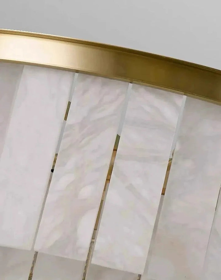 Fliren Alabaster 2 Tier Chandelier