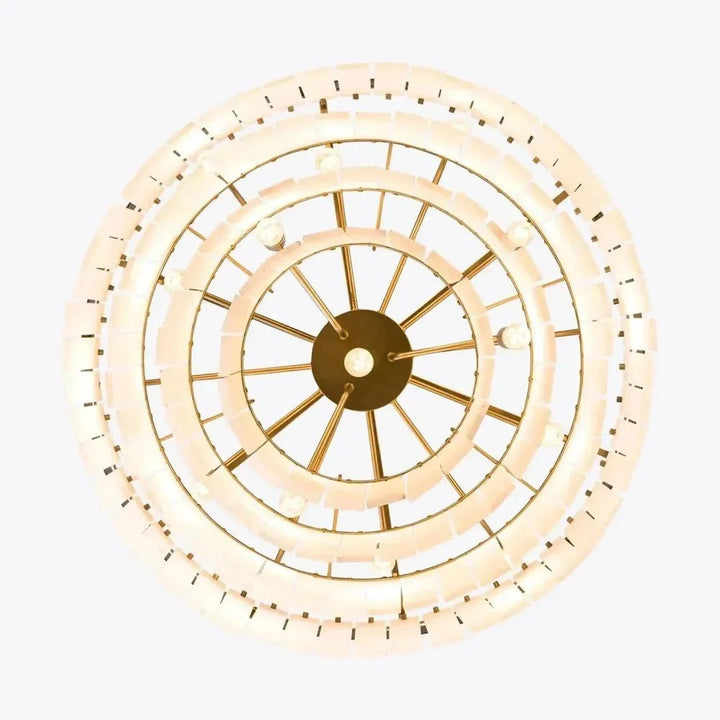 Fliren Alabaster 4 Tier Chandelier