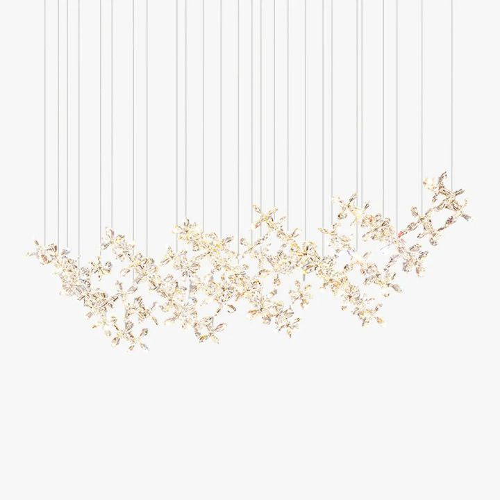 Floating Butterfly Crystal Chandelier