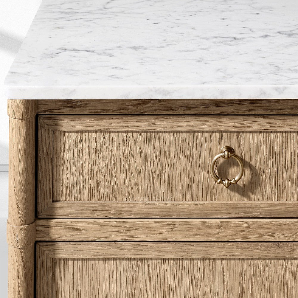 Franois Marble 4-door Sideboard with Drawers