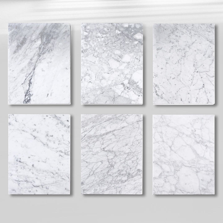 Franois Marble Double-Door Sideboard with Drawers