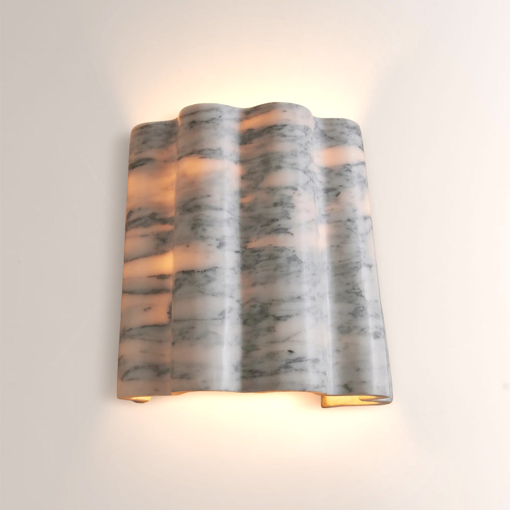 Ftainle Natural Stone Wall Sconce