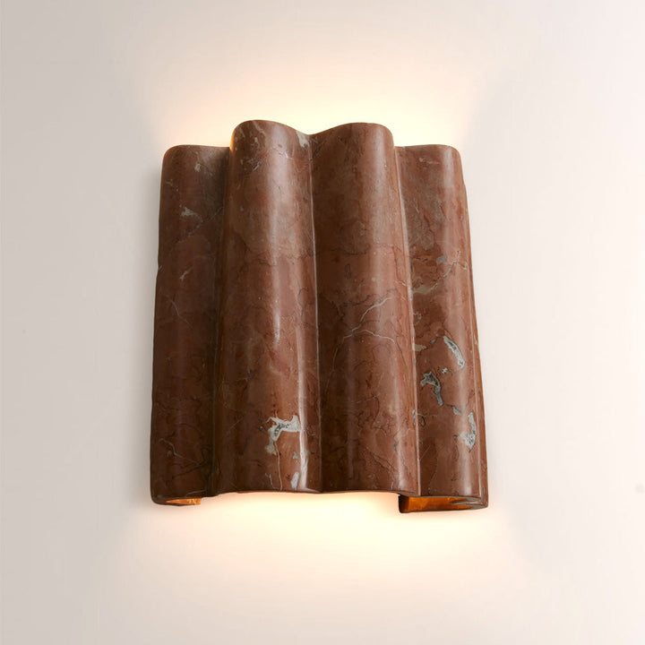Ftainle Natural Stone Wall Sconce