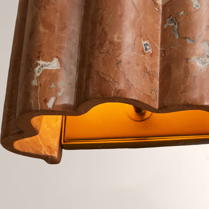 Ftainle Natural Stone Wall Sconce
