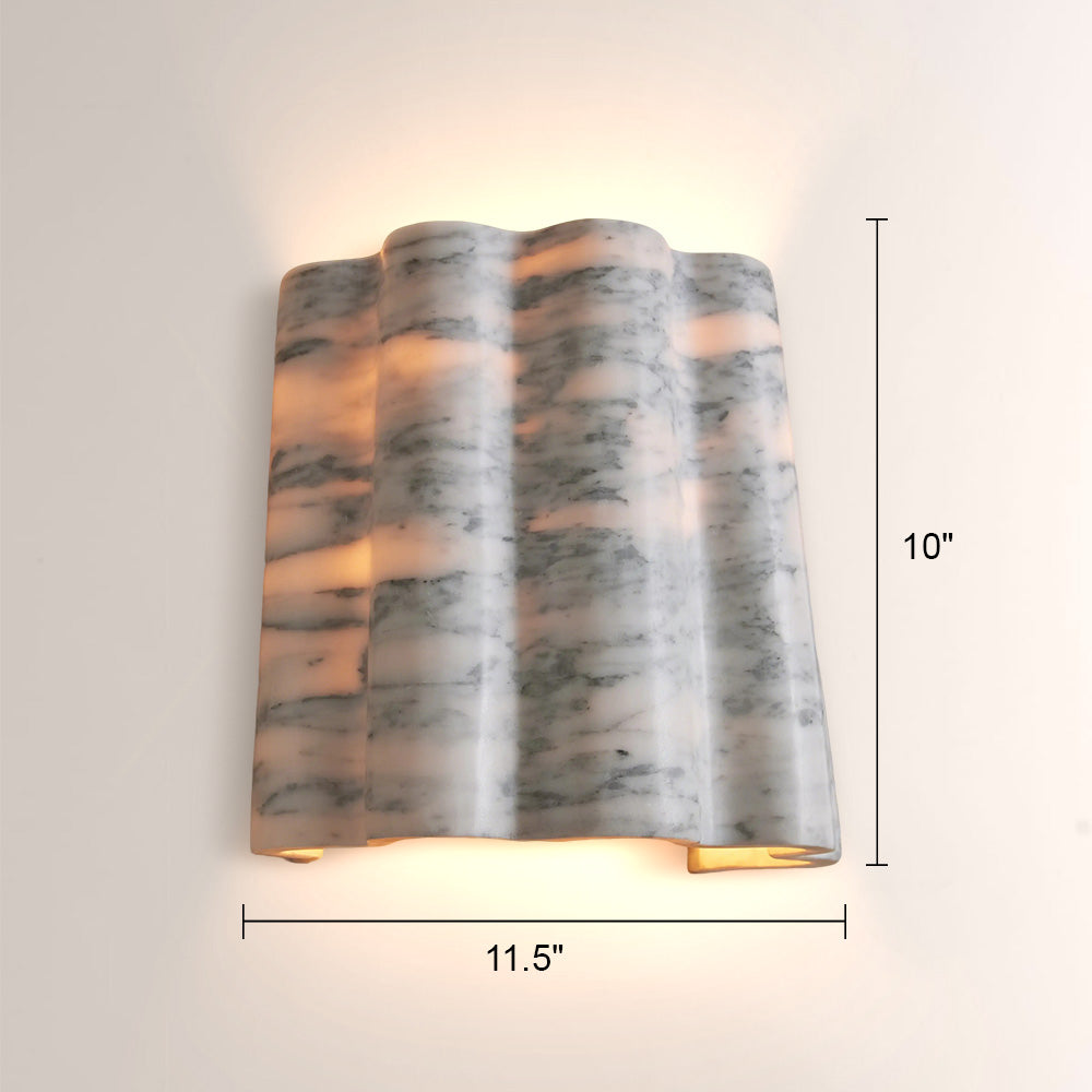 Ftainle Natural Stone Wall Sconce