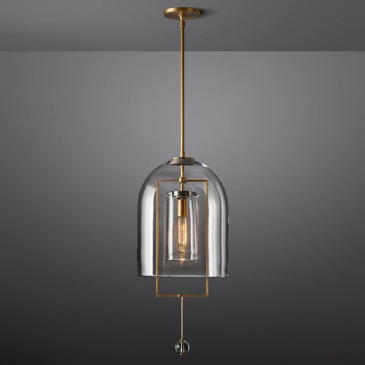 Fulcrum Island Pendant 28"H