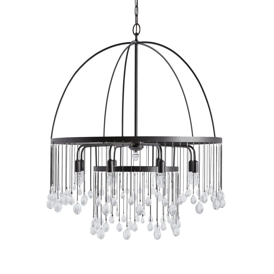 Hanson Round Glass Chandelier