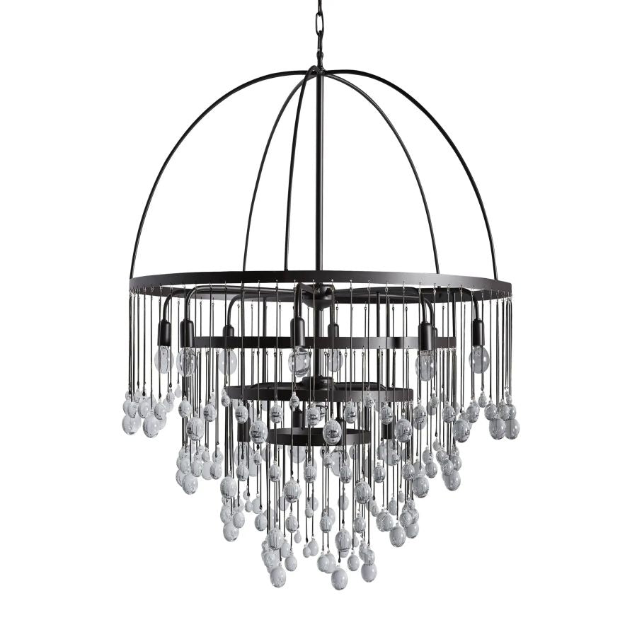 Hanson Round Glass Chandelier