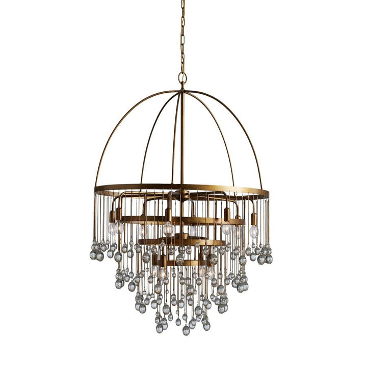 Hanson Round Glass Chandelier