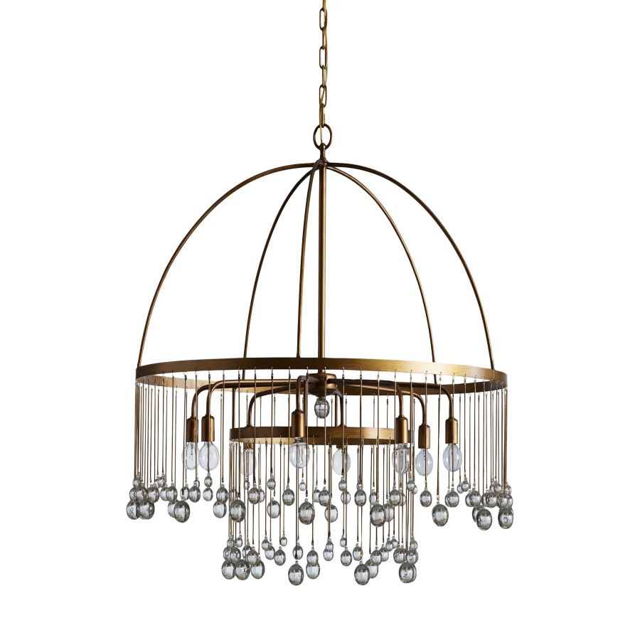 Hanson Round Glass Chandelier