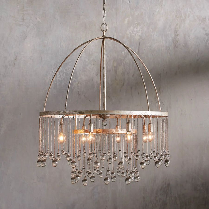 Hanson Round Glass Chandelier