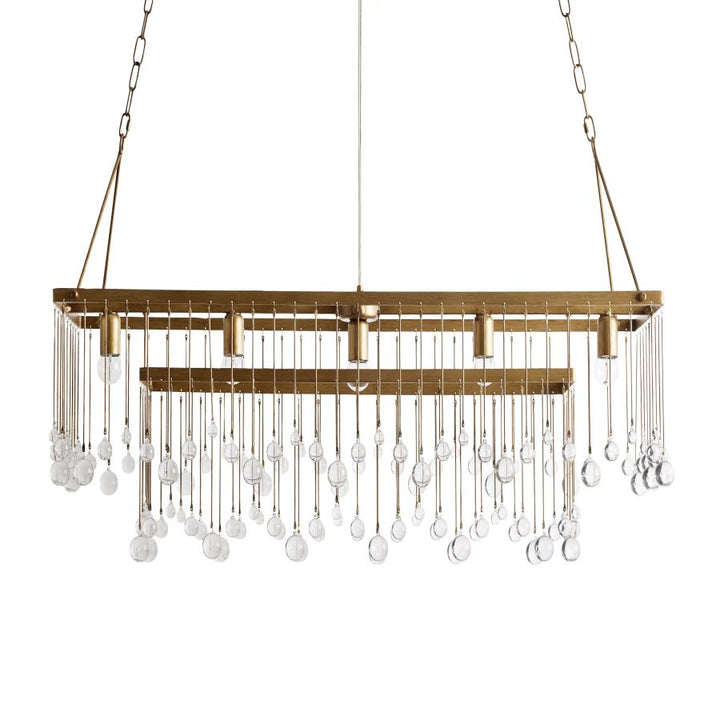 Hanson Rectangular Glass Chandelier