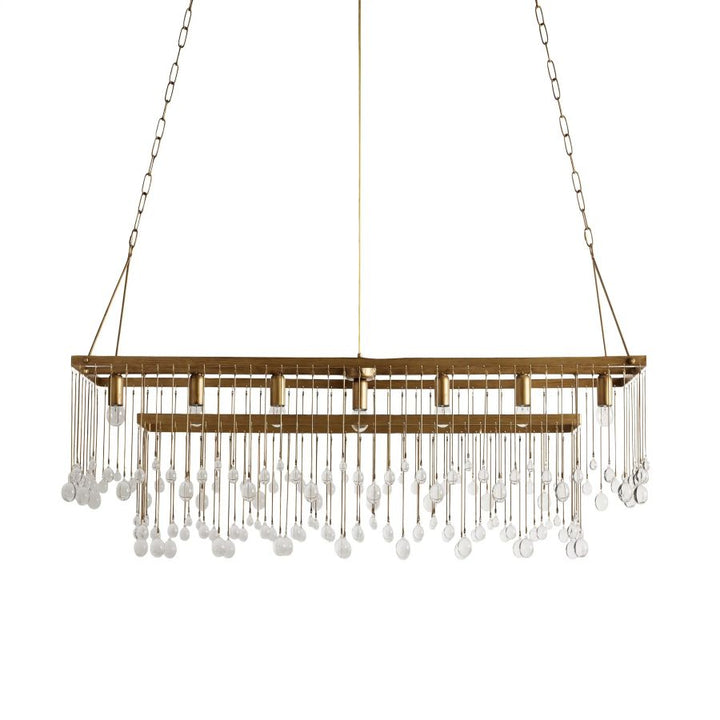 Hanson Rectangular Glass Chandelier