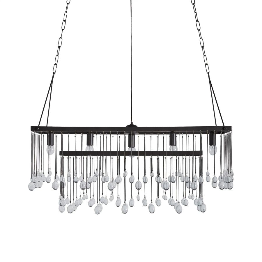 Hanson Rectangular Glass Chandelier