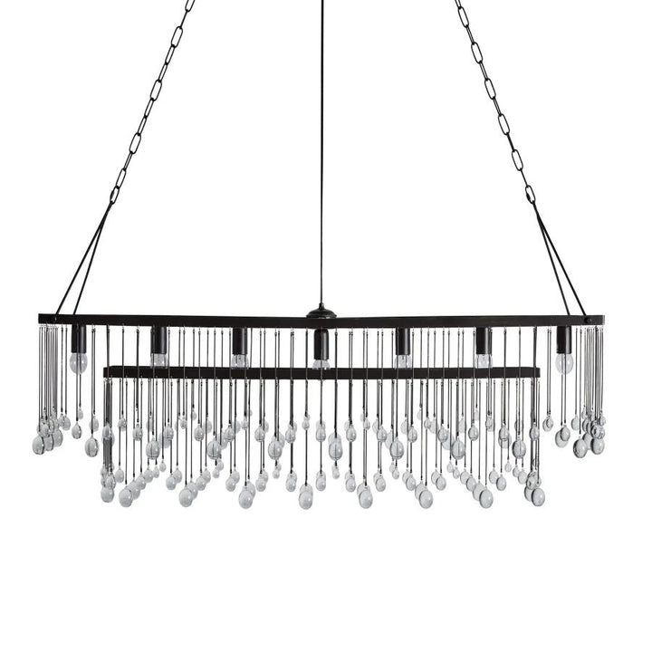 Hanson Rectangular Glass Chandelier