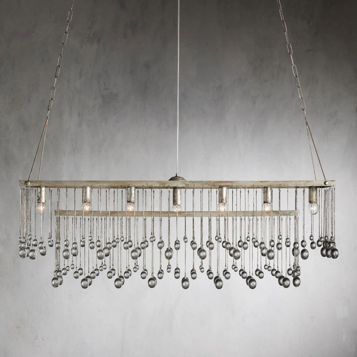 Hanson Rectangular Glass Chandelier