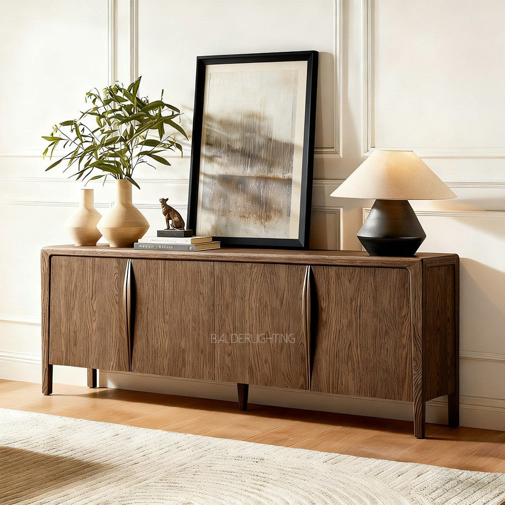 Gail Oak 4-door Sideboard