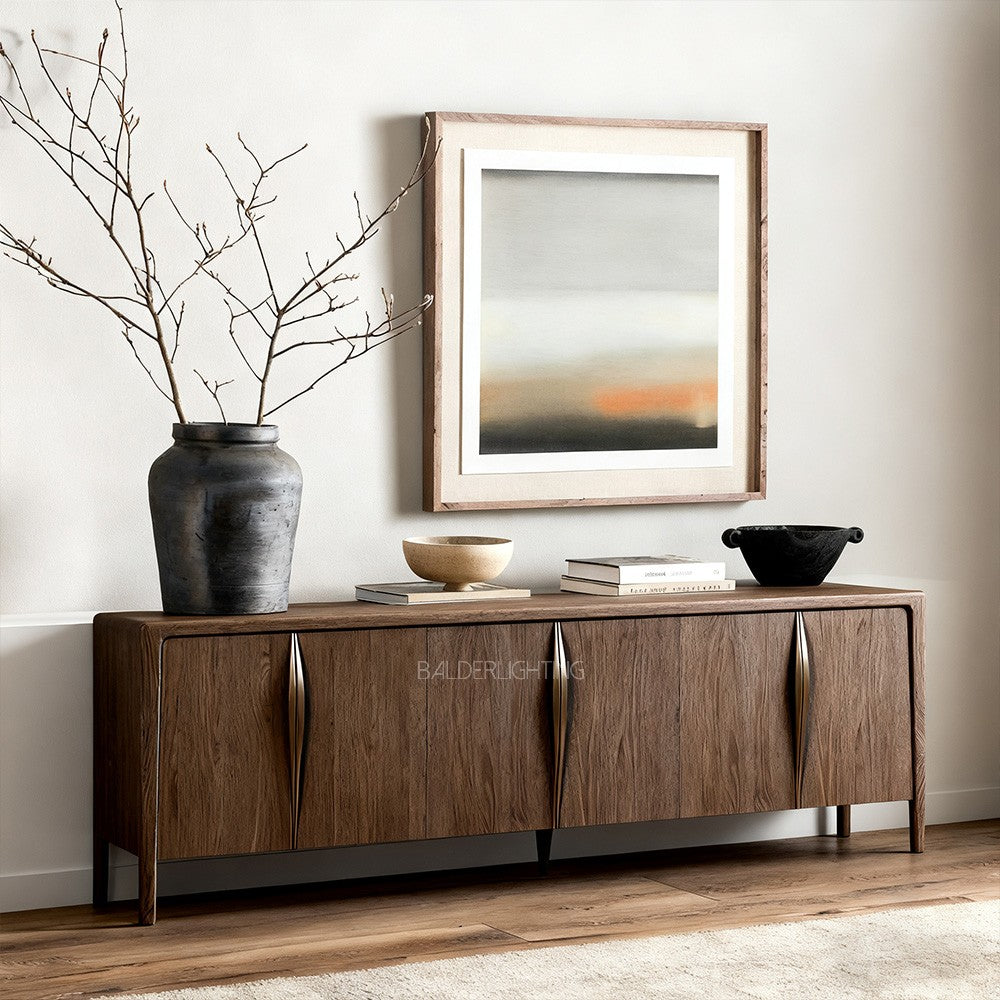 Gail Oak 6-door Sideboard