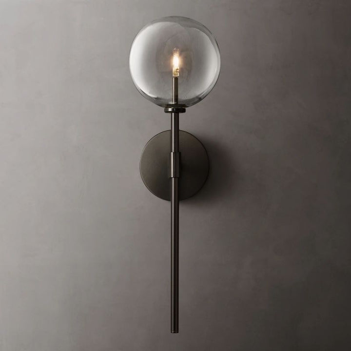 Gale Glass Globe Bedroom Sconce