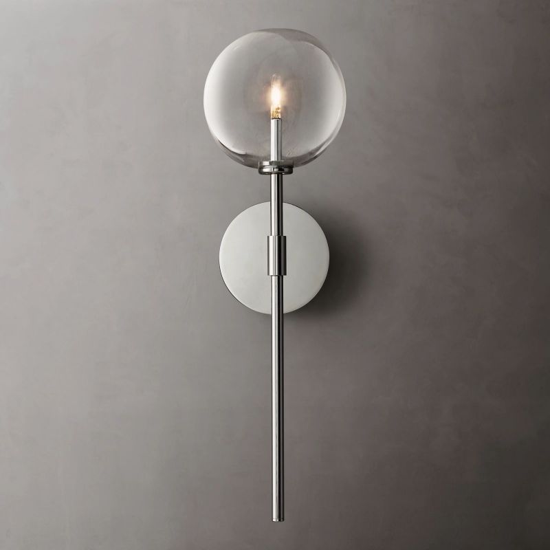 Gale Glass Globe Bedroom Sconce