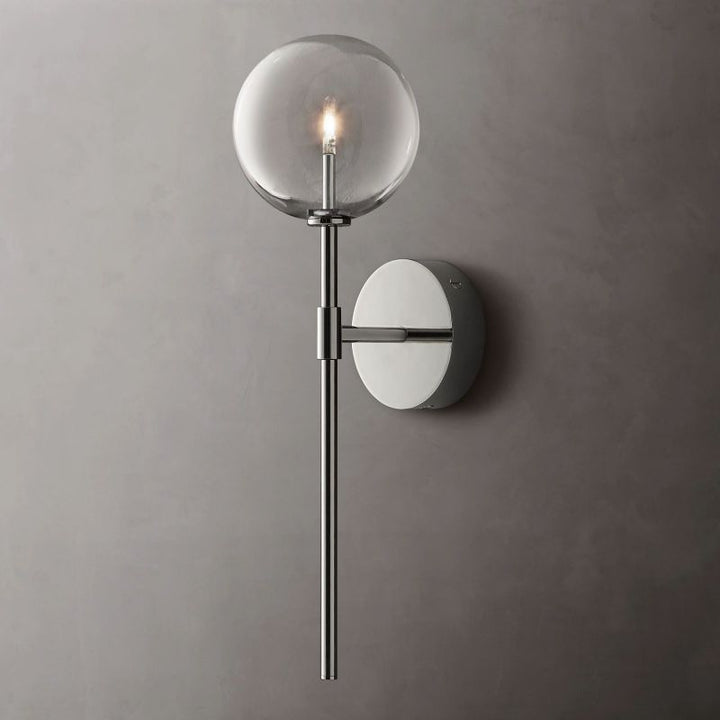 Gale Glass Globe Bedroom Sconce