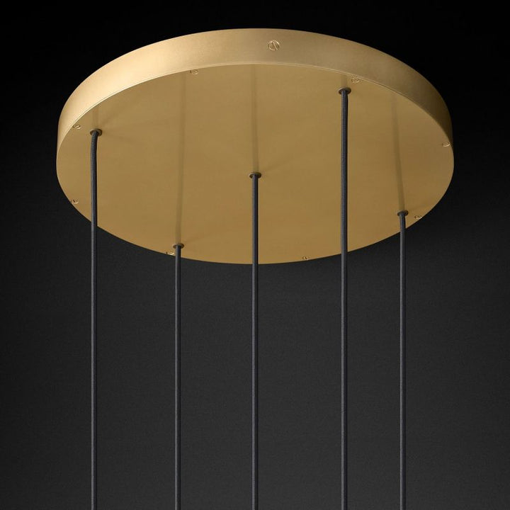 Gale Glass Globe Mobile Cluster  Bed Room Chandelier 28"