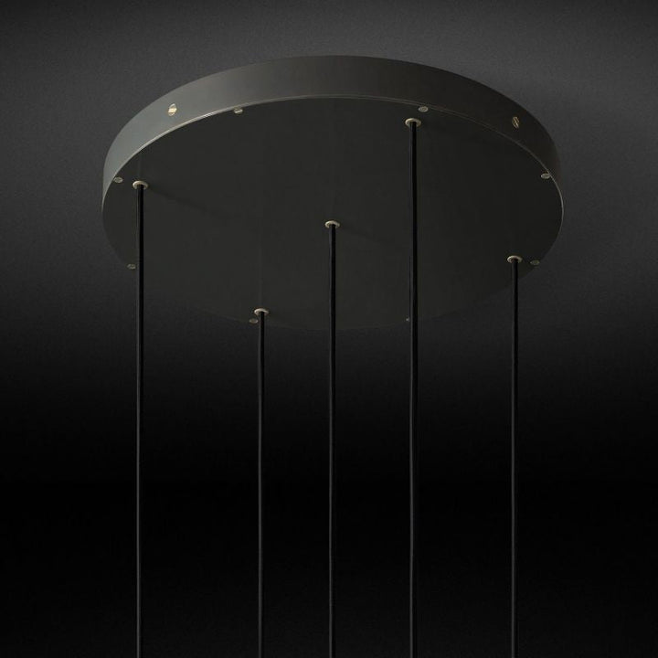 Gale Glass Globe Mobile Cluster  Bed Room Chandelier 28"