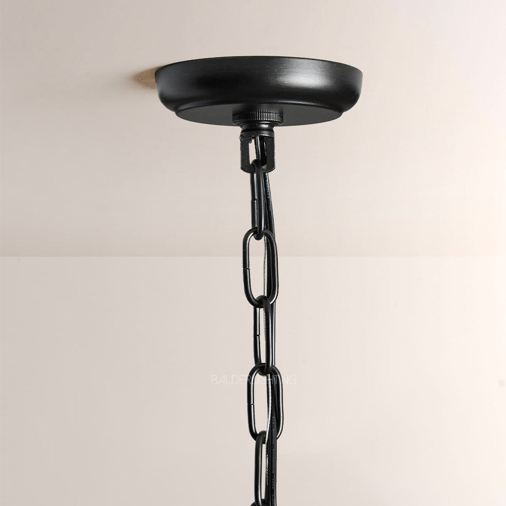 Geosu Metal Six-Light Chandelier