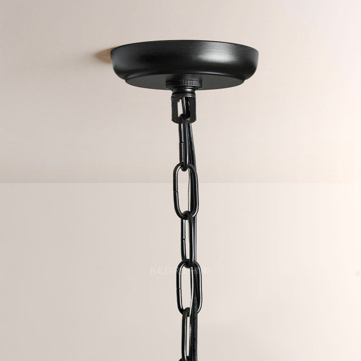 Geosu Metal Six-Light Chandelier