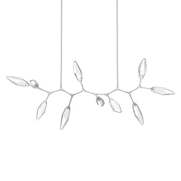 Gina Crystal Modern Branch LED Linear Chandelier