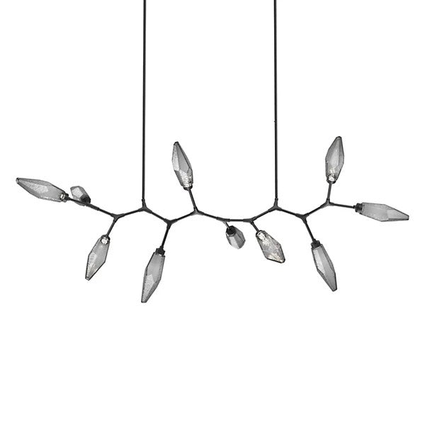 Gina Crystal Modern Branch LED Linear Chandelier