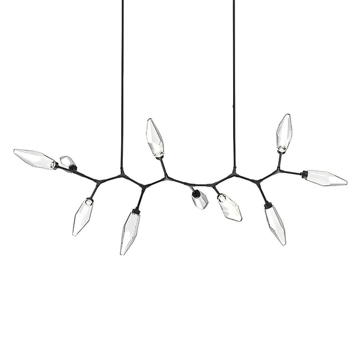 Gina Crystal Modern Branch LED Linear Chandelier