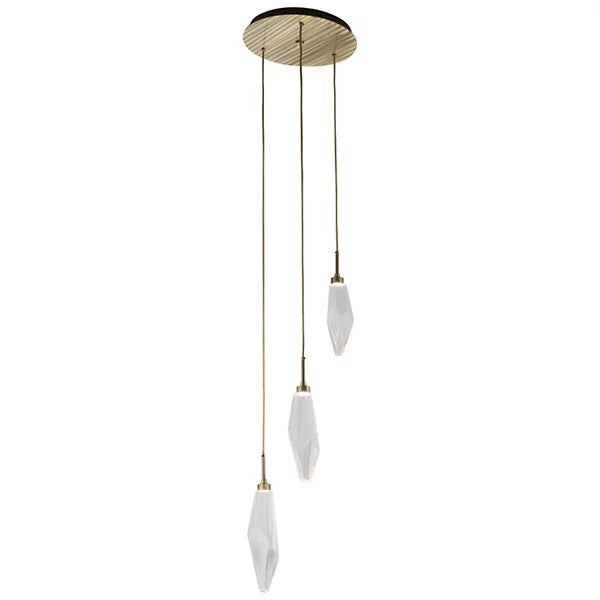 Gina Crystal Round Multi Light LED Pendant